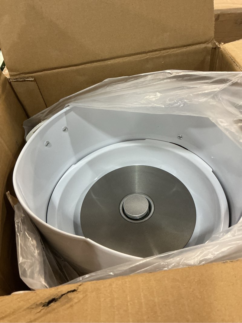 Condition photo showing As Is for elite gourmet erc-2020 electric rice cooker with stainless steel inner pot makes soups, stews, grains, cereals, keep warm feature, 20 cups cooked (10 cups uncooked), white 20 cups cooked white