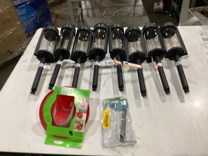 Condition photo showing As Is for assorted home improvement lot (small tools, screw, home accessories, etc.)