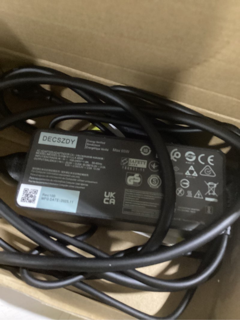 Condition photo showing Good Condition for Replacement for 65W Lenovo Laptop Charger USB C ;Compatible with Lenovo ThinkPad T480s T580s T490 E480 E580 Chromebook C330 S330 100e 300e 500e,Yoga C930 C940 720 Power Supply Adapter Cord