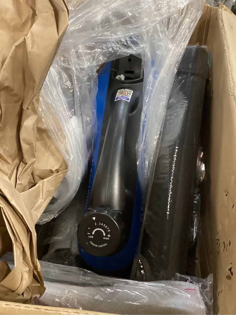 Condition photo showing As Is for Lifepro Under Desk Elliptical Exercise Machine with or without Red Light, Seated Pedal Exerciser for Seniors & Adults, Quiet Elliptical Machine for Home or Office, Portable Leg Exerciser While Sitting Flexstride Blue