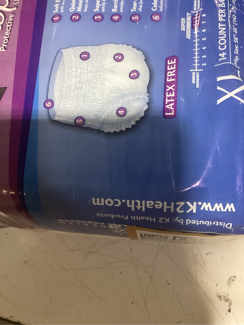 Condition photo showing Good Condition for inspire k2 health products ptusa4xl protective underwear - size xl - case of 56