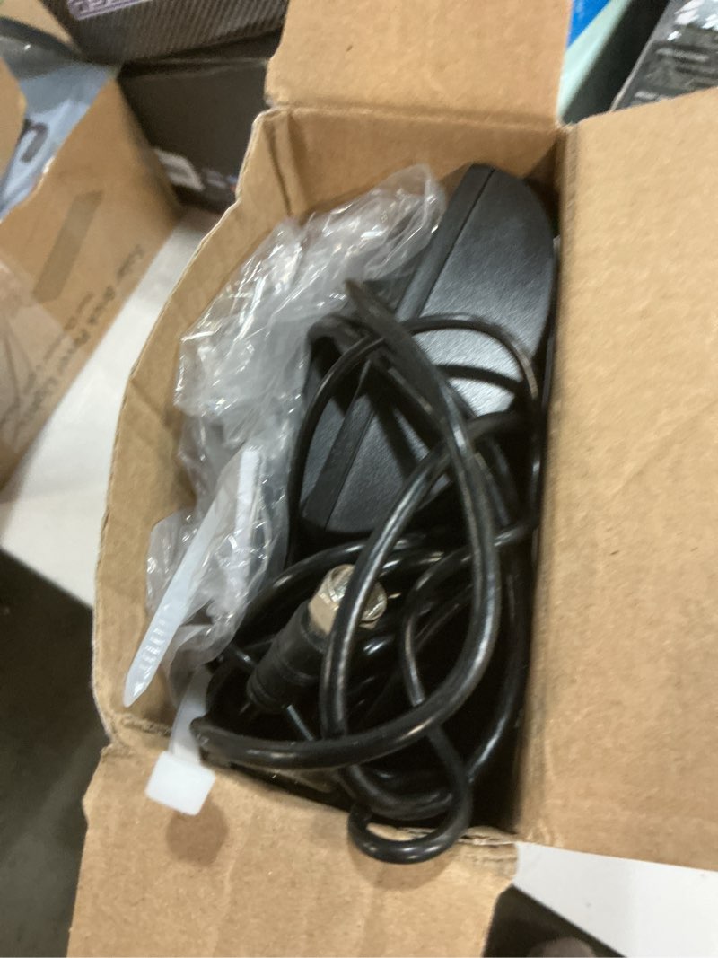 Condition photo showing As Is for 3600+ miles tv antenna indoor, 360° reception digital antenna for smart tv and old tvs, hd antenna for local channels with amplifier signal booster support 4k 8k 1080p -40ft thick coaxial cable black