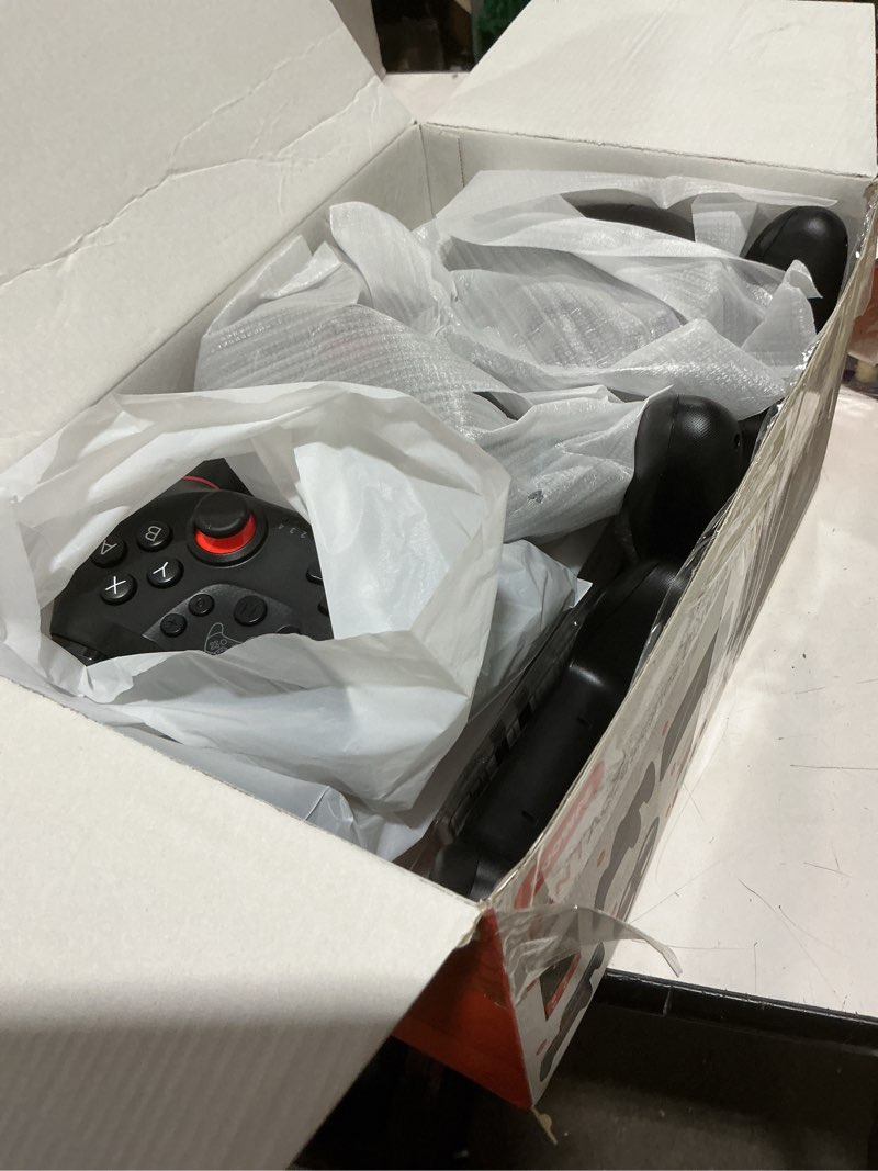 Condition photo showing Good Condition for pro controllers accessories bundle for nintendo switch 2 17 in 1: carrying case, dockable protective case, joy-con grips, steering wheels, screen protectors, game card case, thumb grips for switch 2 black
