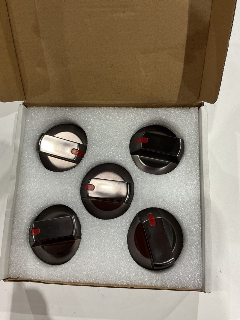 Condition photo showing Good Condition for dg64-00473b fit for samsung gas stove knobs replacement, compatible with samsung range oven stove knobs nx58j5600sg/aa nx58j5600sg nx58j7750sg nx58k7850sg nx58m6850sg nx58r5601sg pack of 5