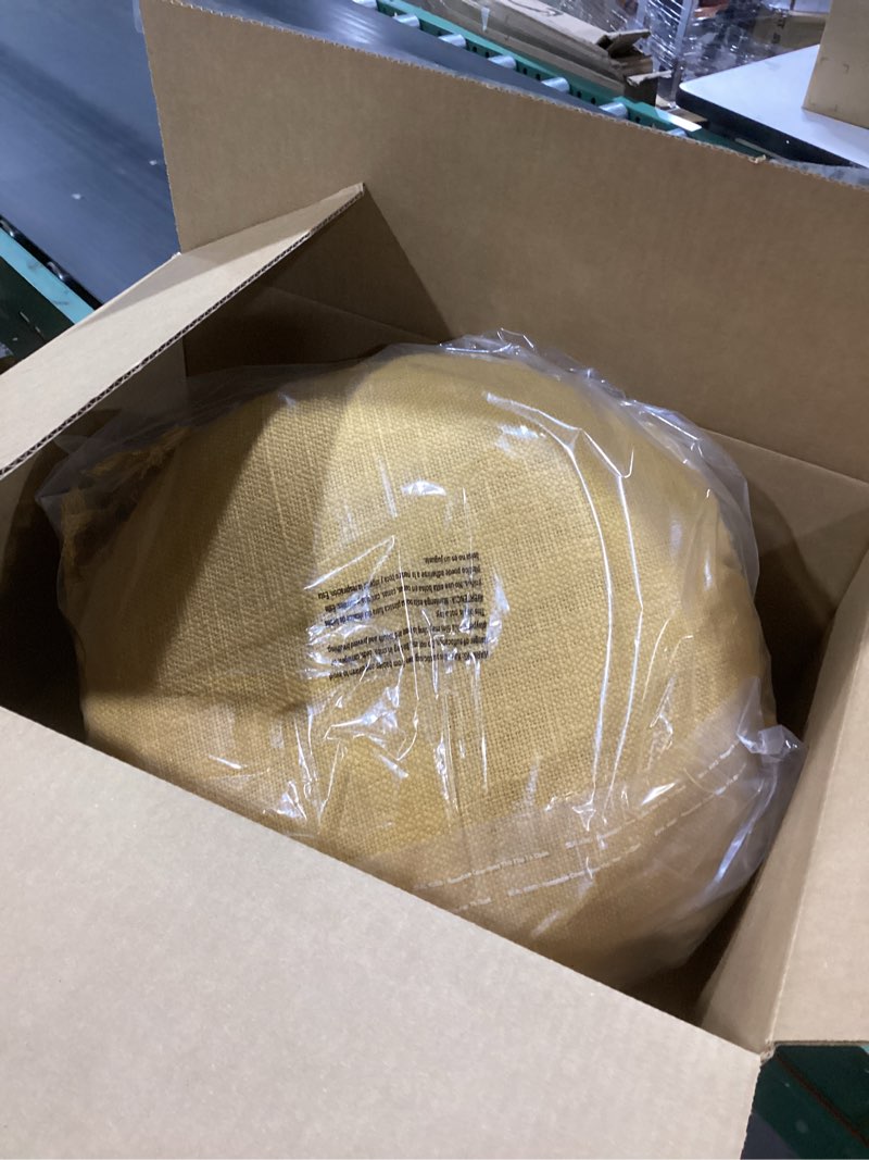 indigo ink - decorative throw pillows for couch or bed, boho home décor round cotton 20" x 20" pillo