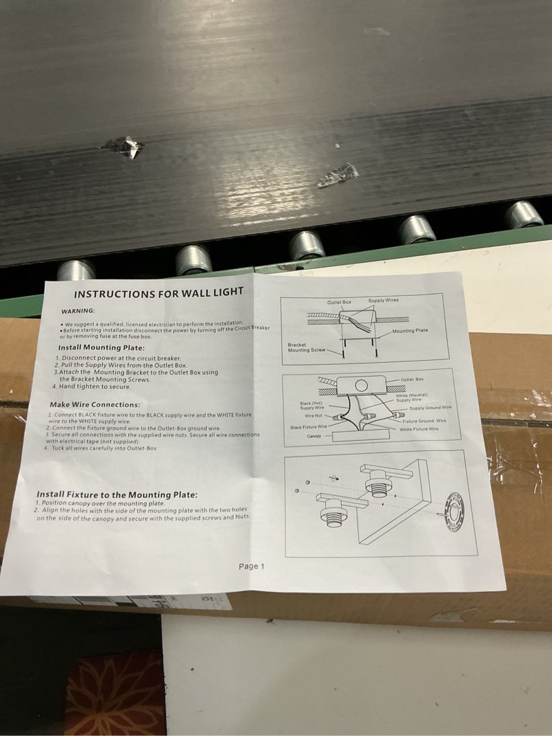 Condition photo showing Good Condition for Similar Long 2-Light Wall Sconce Spotlight with Seeded Glass Shade, Modern Brushed Nickel Ceiling Track Lighting for Hallway Bathroom E26 Base, 2-Lights Seeded Glass, Brushed Nickel