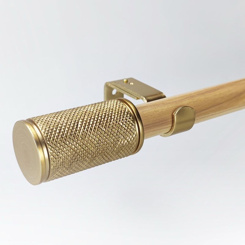 Azura Adjustable Single Curtain Rod
