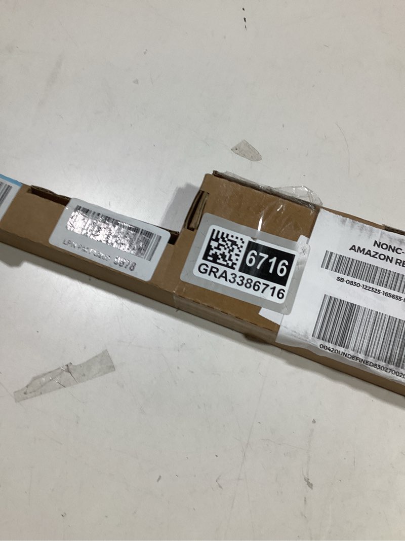 Condition photo showing New/Like New for Ivilon Drapery Window Curtain Rod - End Cap Style Design 1 Inch Pole. 28 to 48 Inch Color Black 28 to 48 in.