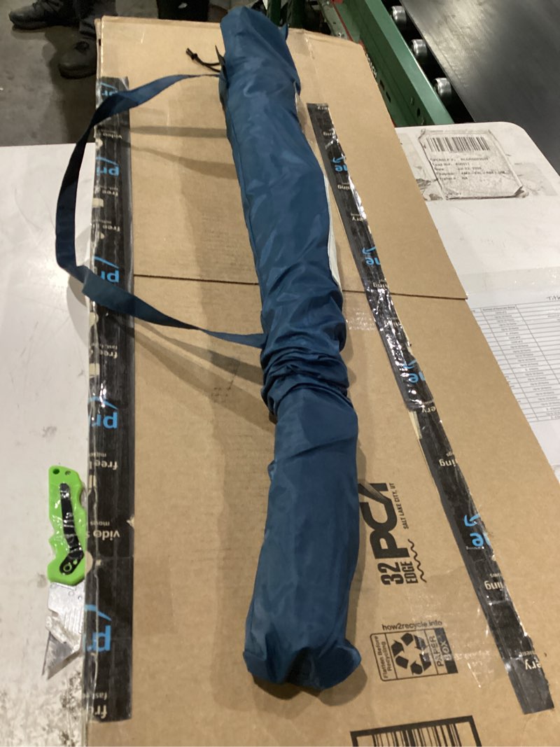 Condition photo showing New/Like New for sport-brella versa-brella spf 50+ protection adjustable umbrella with universal clamp reg dark blue