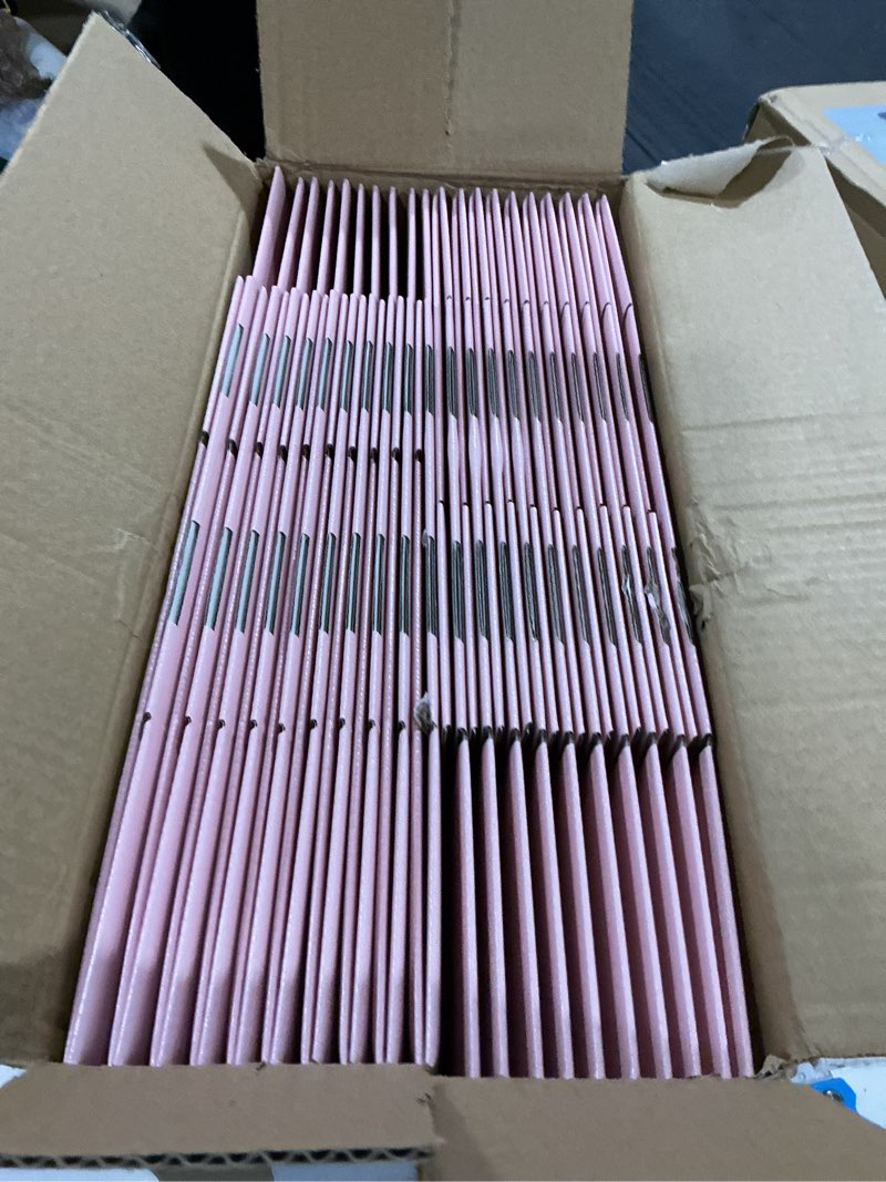 Condition photo showing As Is for rlavbl 12x9x4 shipping boxes set of 20, pink corrugated cardboard box for packing, mailing, business, gift 12x9x4 inches pink
