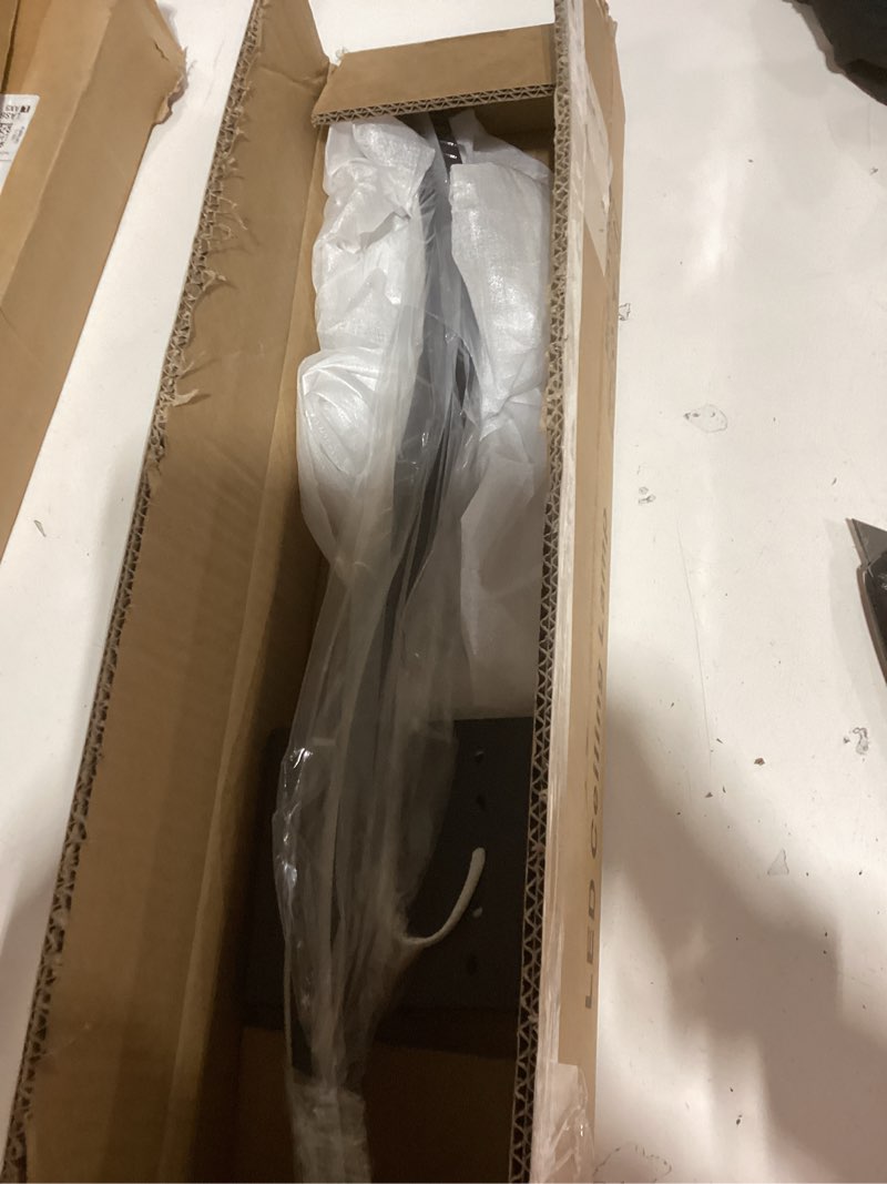 Condition photo showing Good Condition for modern led wall sconces, 32inch bathroom mirror vanity light 28w, 4000k wall fixtures staircase lights, indoor wall decor bedside wall lamp for bedroom living room hallway hotel 32inch-black-4000k
