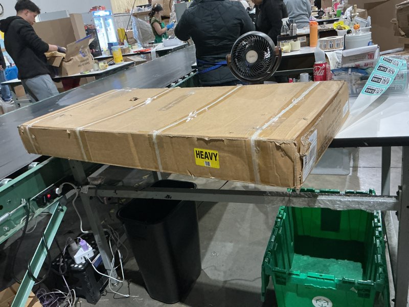 Condition photo showing New/Like New for walking pad with handle bar and incline, 3.0hp electric portable small treadmills with incline for home small spaces, 0.6-7.6mph compact walking pads treadmill with handles, 350lbs black 3