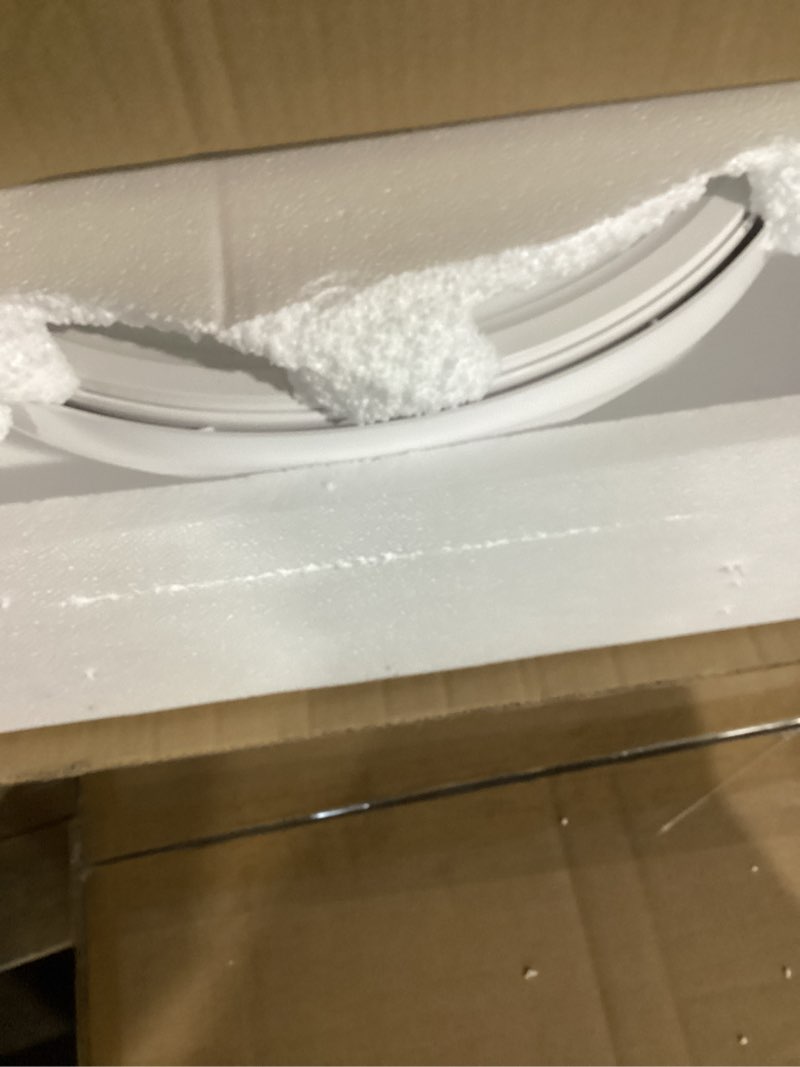 Condition photo showing Good Condition for SOGOTING 18" Bladeless Ceiling Fans, Low Profile Ceiling Fan with Light, Smart RGB Ceiling Light Fixture Support Alexa with Voice/Remote/APP Control, Modern led Ceiling Light Flush Mount, White White & RGB