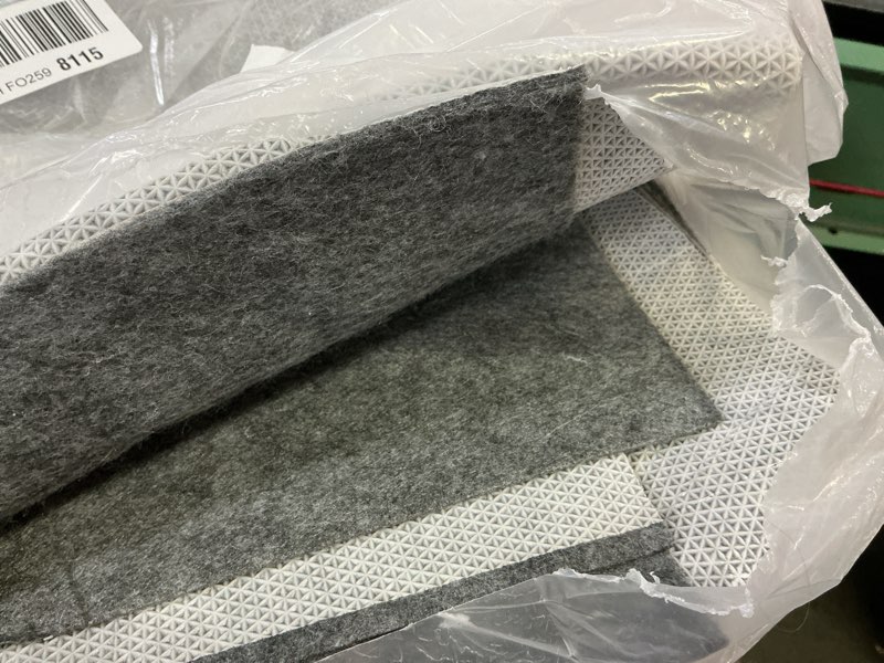 Condition photo showing Good Condition for Non-Slip Rug Pads 8 x 10 ft, 100% Waterproof Extra Large Area Rugs Non Skid Rug Pad for All Floors and Finishes Durable Hardwood Floor Protective Felt Keeps Rugs in Place, Safe and Secure 8' x 10' (Rectangular) 1/8" Thick