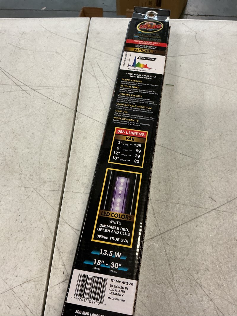 Condition photo showing New/Like New for Zoo Med AquaEffects Model 2 LED Light Fixture