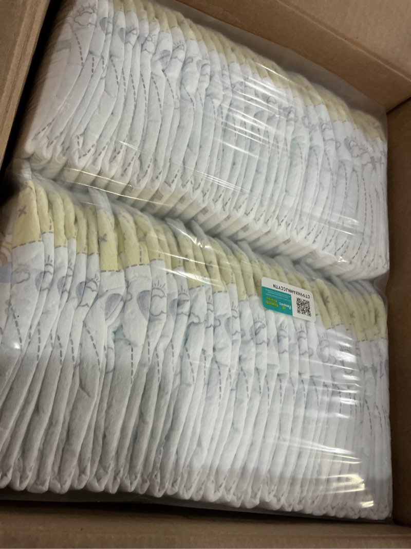 Condition photo showing New/Like New for Pampers Swaddlers Diapers, Size 1 (8-14 lbs), 198 Count, Absorbent, Keeps Baby Dry and Comfortable, Skin Safe Disposable Baby Diaper (Packaging May Vary) Size 1 198
