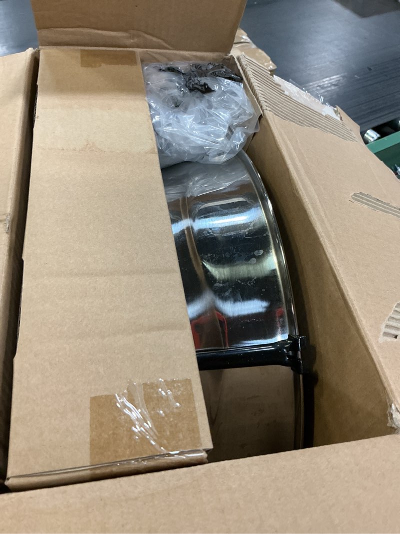 Condition photo showing As Is for petsafe drinkwell stainless steel 360 multiple pet fountain - scratch and rust resistant automatic water dispenser for cats or dogs - adjustable flow control - 128 ounce (3.8 liter) - filters included 1 count 360 stainless