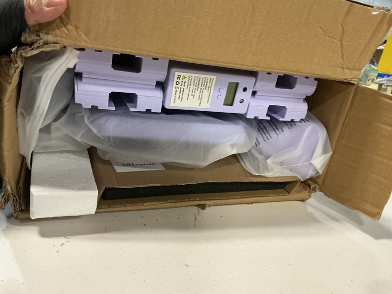 Condition photo showing Good Condition for Pilates Board,Foldable Pilates Reformer Equipment with Timer, Multi-Purpose Portable Pilates Reformer Machine Home Pilates Kit for Home Workout,Fitness,Exercise,Abs Purple