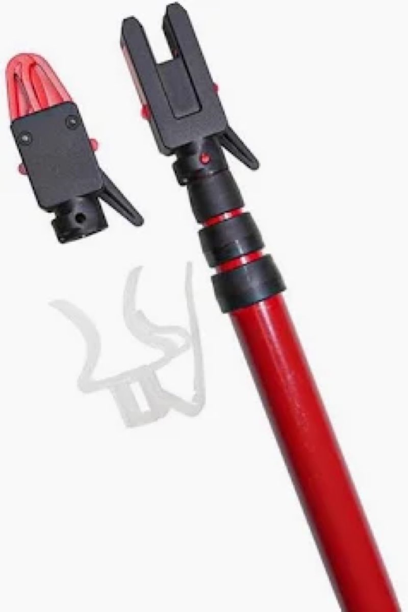 Ultra XT Dual Head Telescoping Pole | Extension Pole for Hanging & Removing String Lights, Christmas