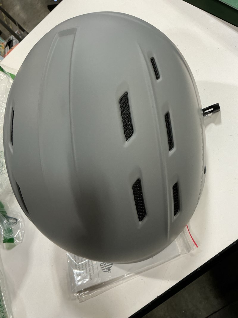 Condition photo showing New/Like New for OutdoorMaster Kelvin II Ski Helmet - Snow Sport Helmet Snowboard Helmet for Men Women & Youth Matte Gray Large