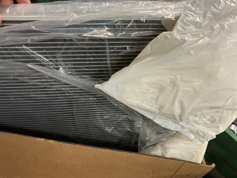 Condition photo showing Good Condition for aluminum radiator for 1994-2002 dodge ram 2500 3500 5.9 l6 cummins diesel, 2 row radiators 94 95 96 97 98 99 01 02 2 core