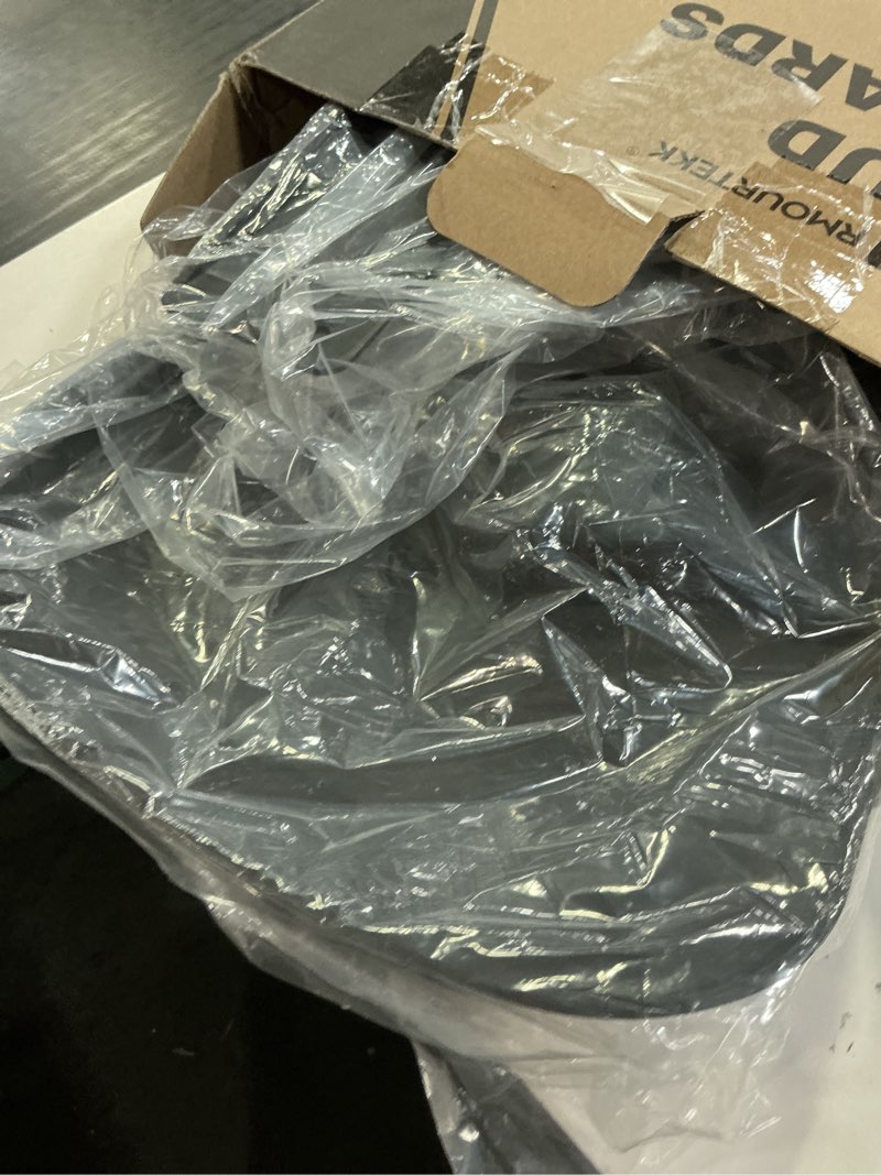 Condition photo showing As Is for RMOURTEKK Mud Flaps Compatible with Dodge Ram 2009-2018 1500 2500 3500 & 2019-2024 Ram 1500 Classic with OEM Fender Flares Custom Front and Rear Mud Guard Set (4pccs- Set) WITH Fender Flares Fits 09-18 DODGE RAM Front and Rear Mud Guard Set