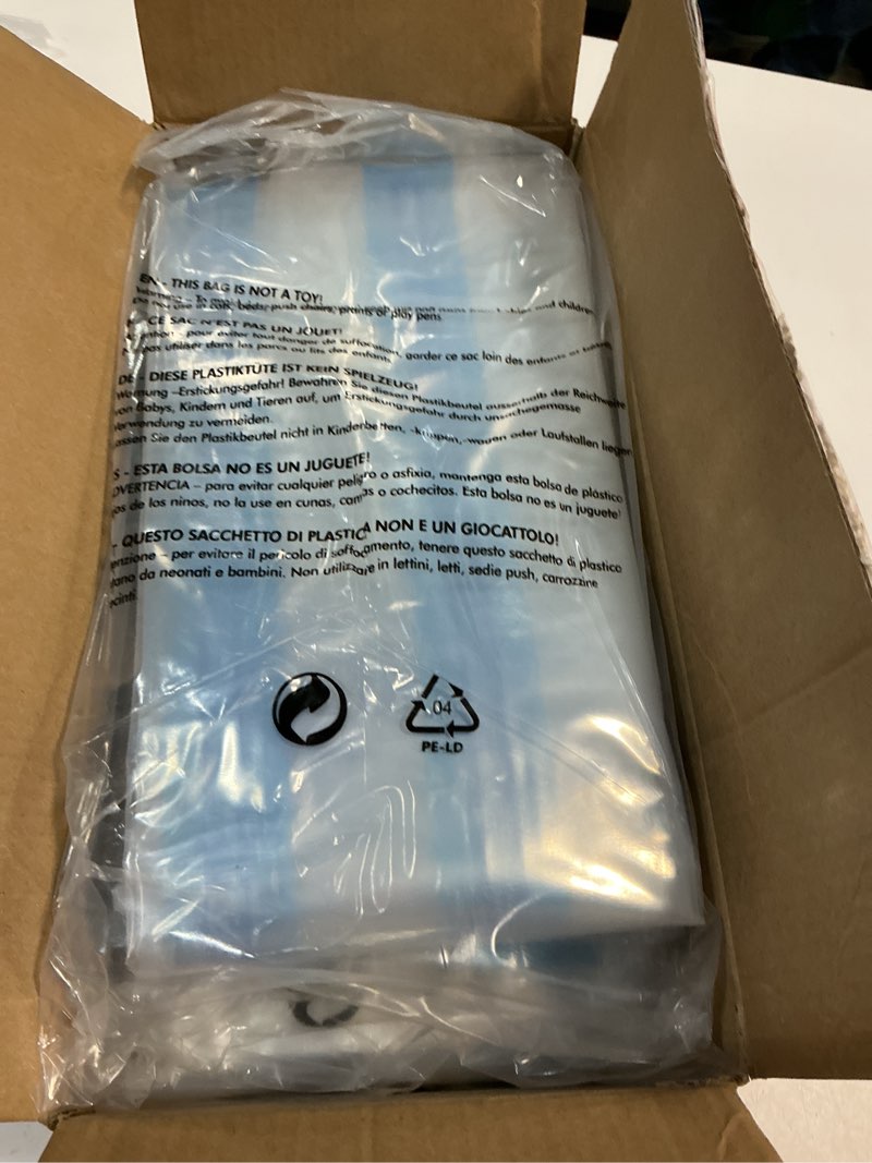 Condition photo showing New/Like New for Cozy Essential 16 Pack Travel Vacuum Storage Bags with Rechargeable Wireless Electric Pump for Luggage, Suitcase, Carry-on Size Vacuum Seal Compression Space Saver Bags for Clothes and Clothing Travel 16 Pack-E