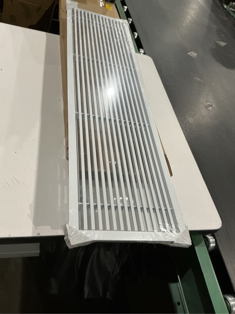 Condition photo showing Good Condition for linear bar air grille 32" x 8", aluminum air supply/return grilles,easy air flow,removable grille/door-hvac air vent cover,white[outer dimensions: 32.8"w x 8.8"h]