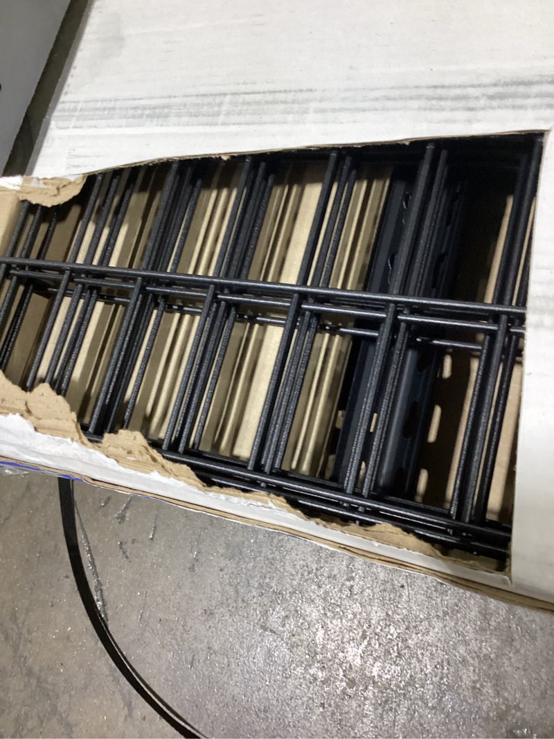 Condition photo showing Good Condition for hart 48"w x 24"d x 72"h 5-tier steel shelving with wire decking; 4,000 lbs. total capacity; black