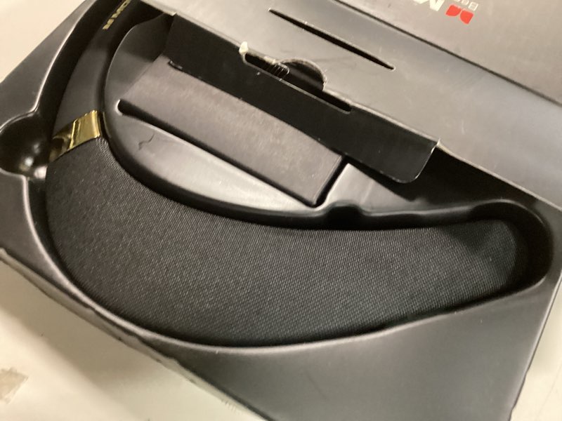 Condition photo showing New/Like New for monster boomerang neckband bluetooth speaker, neck wireless wearable speaker with 12h playtime, true 3d stereo sound, portable soundwear, ipx7 waterproof, for home sport outdoor true 3d surround sound