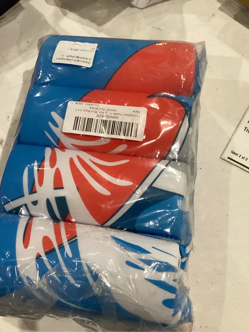 Condition photo showing Good Condition for toddler floatation swimsuit boys 1-6t, one piece float suit with built-in floats, upf 50+ floating bathing suit 3-4t blue shark