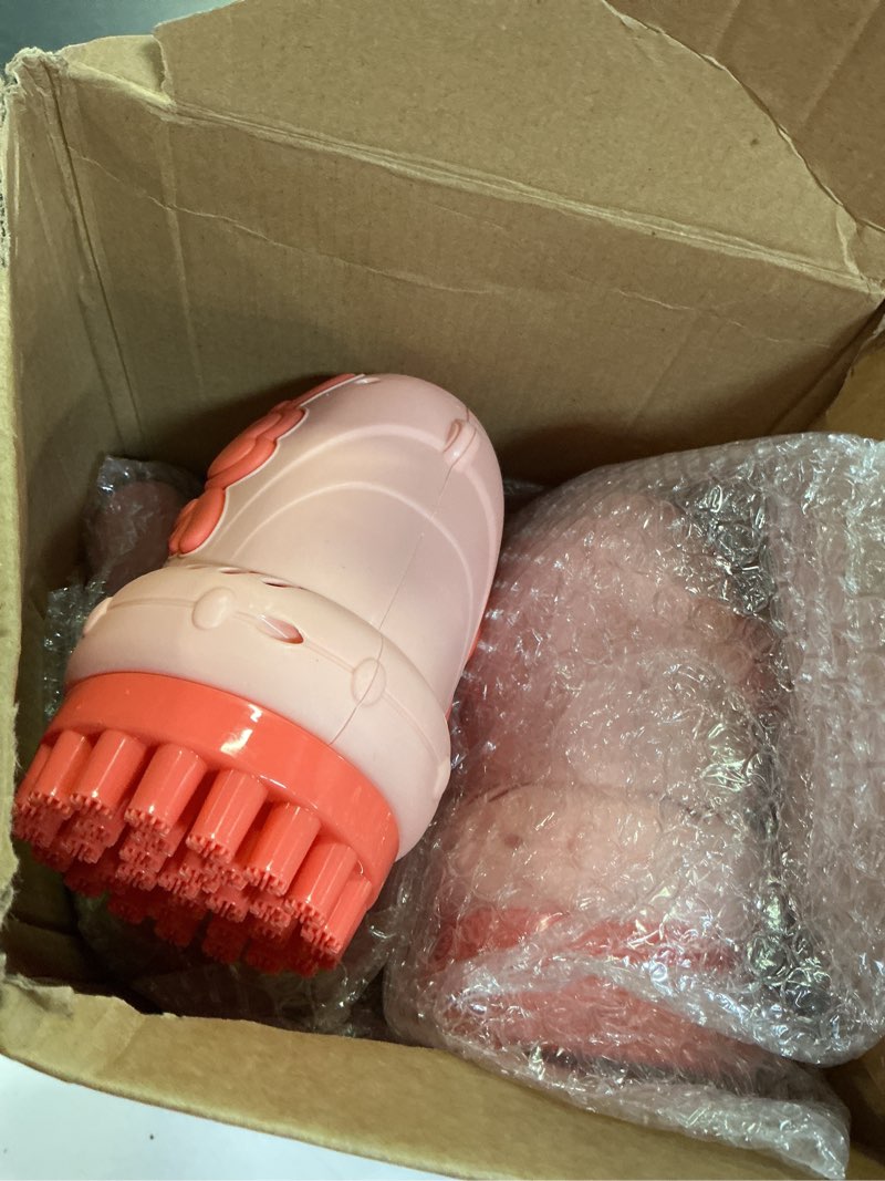 Condition photo showing Good Condition for 8 pack wedding bubble guns 32 holes with light, bottles solution, romantic bubble maker for outdoor ceremony, wedding party favors, photo props, reception entertainment (pink) 8 pink