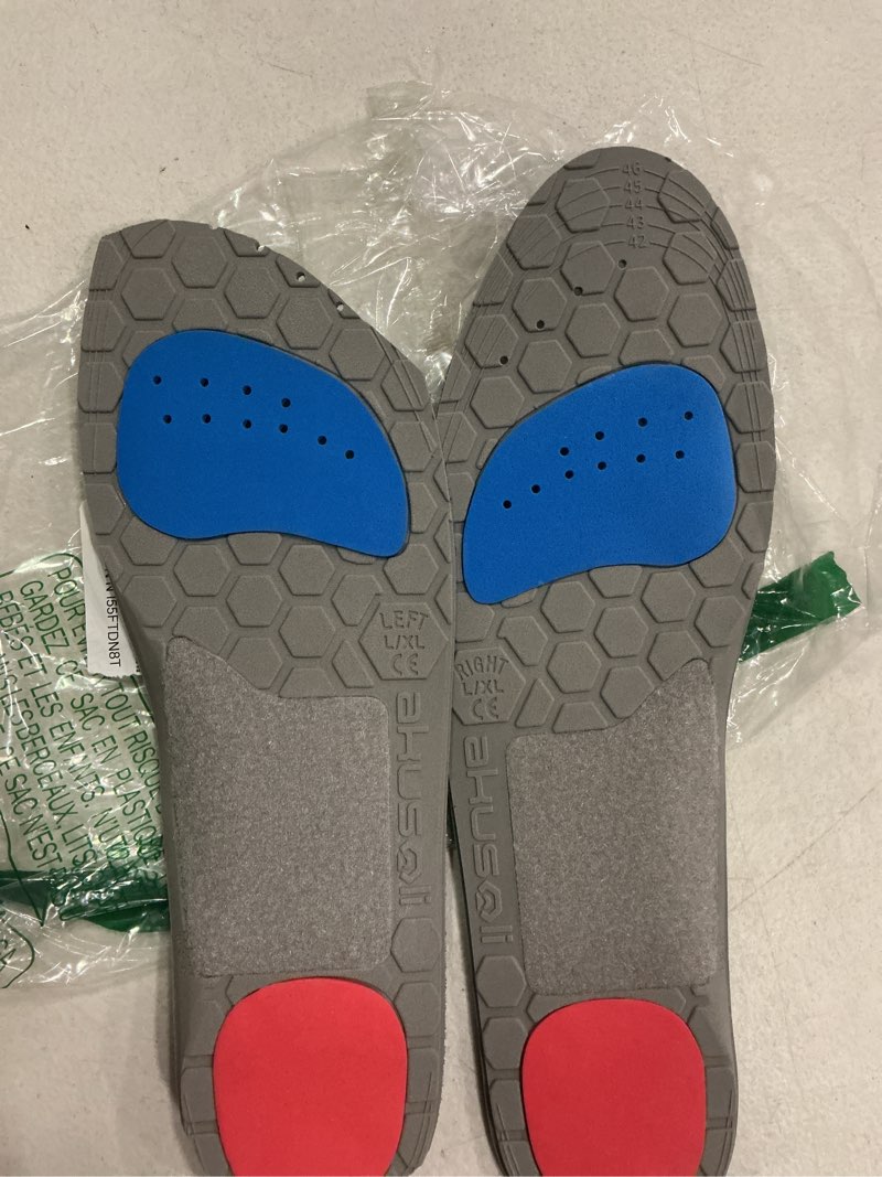 Condition photo showing As Is for akusoli brand magnetic acupressure massage insoles designed to relieve foot fatigue and improve circulation