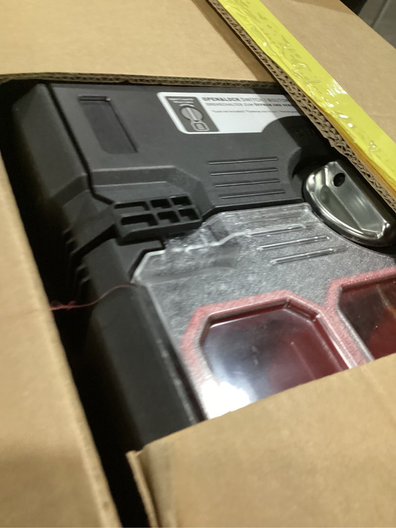 Condition photo showing Good Condition for keter master pro masterloader 17191709 tool trolley plastic black/red