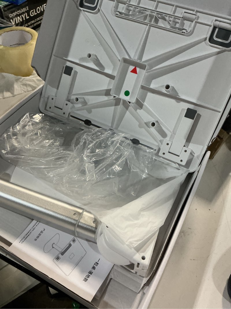 Condition photo showing As Is for car desk for laptop passenger seat- adjustable car seat tray table for work & eating universal lap desk for front or rear seat