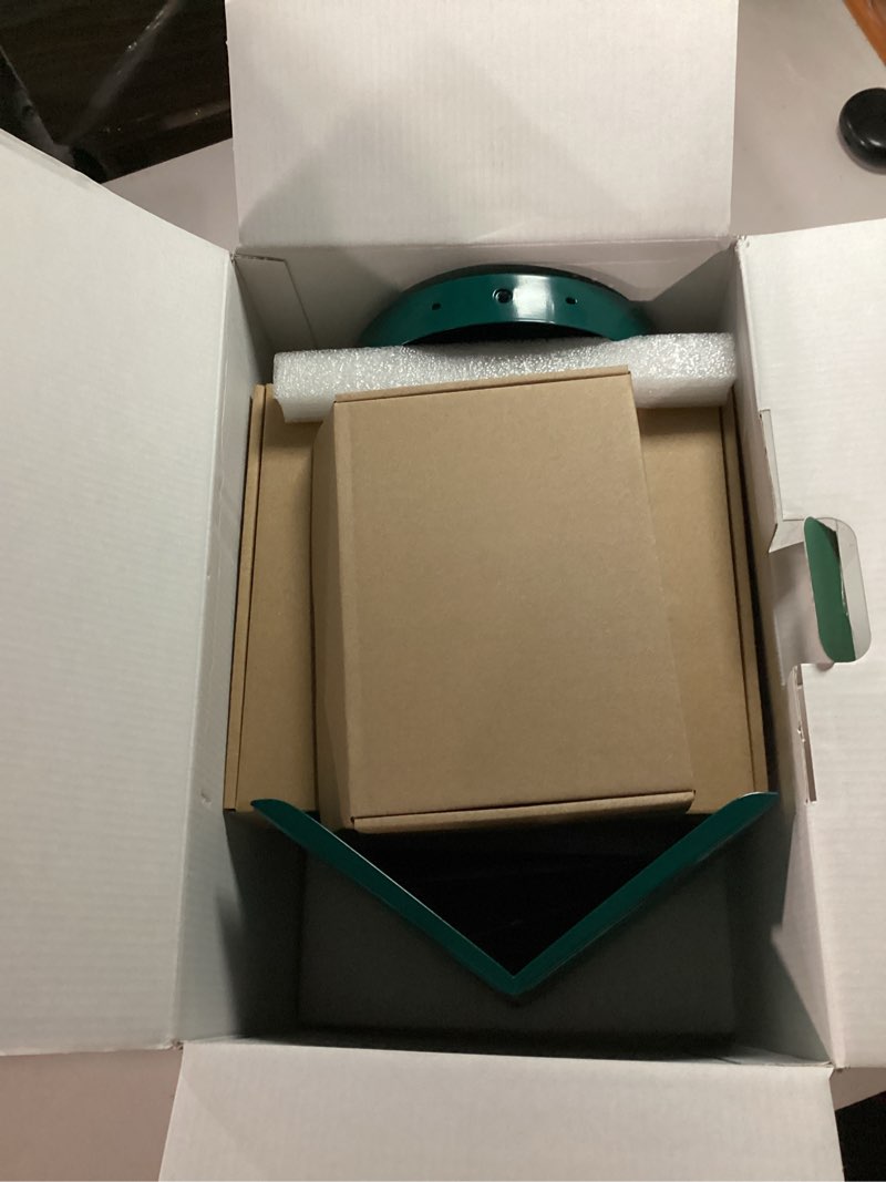 Condition photo showing Good Condition for Soliom- Bird Feeder with Camera, 5W Solar Powered, AI Identify Species, Smart Wild Bird Watching, 2K Live View, Instant Arrival Alerts,Large 2.7L Seed Capacity, Metal Squirrel Chew-Proof - BF08 Green