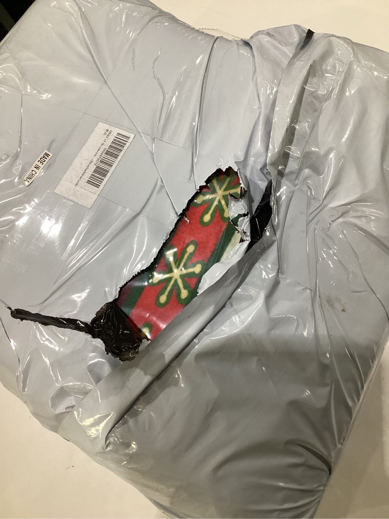 Condition photo showing Good Condition for Christmas Area Rug, 3' x 5' Plaid Doormat for Entryway Living Room Bedroom, Santa Christmas Tree Floor Mat Carpet Happy Xmas Decor