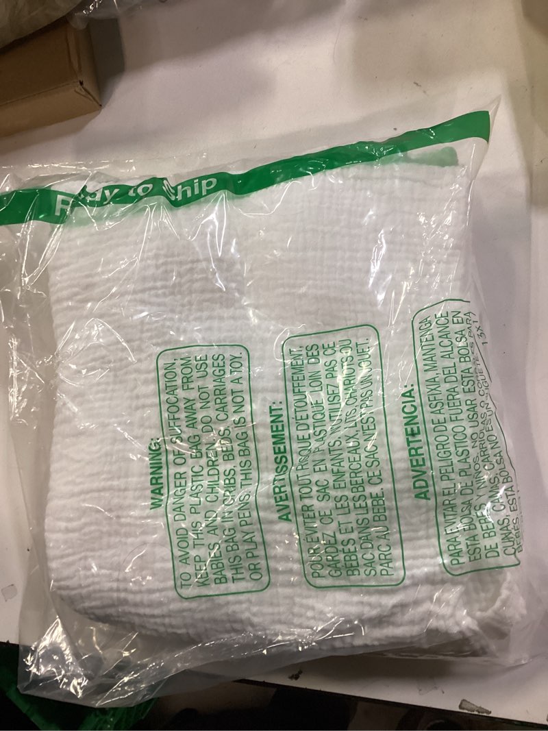 Condition photo showing New/Like New for SE SOFTEXLY Muslin Pillowcases Queen Size 100% Cotton, 2 Pack Linen Like Pillow Shams with Envelope Closure, Ultral Soft and Breathable Pillow Case Covers, White, 20" X 30", No Filling 1-white 30" x 20" (Pack of 2)