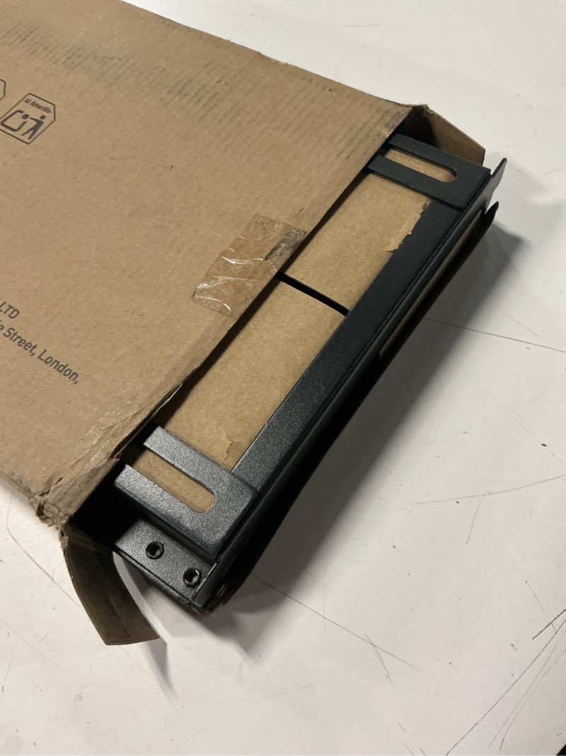 Condition photo showing Good Condition for montek heavy duty tilt tv wall mount for 43–100" large flat & curved tvs, holds 200 lbs, ultra slim low profile bracket with 8° tilt, fits 16"/18"/24"/32" wood studs, max vesa 800x600, 4× load tested tilting 43"-100" tv