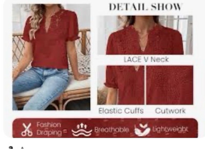 Falechay Womens Boho Tops V Neck Short Sleeve Lace Blouses Peasant Tassel Tie Western Blouse Going O