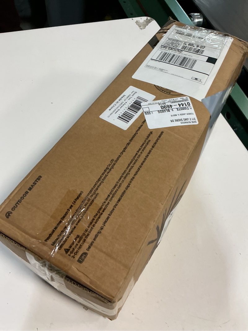 Condition photo showing New/Like New for OutdoorMaster Beach Tent for 3/4 Person - Easy Setup Sun Shade Shelter, Portable Beach Shade Sun Canopy with UPF 50+ UV Protection, Removable Skylight Family Size Green One Size