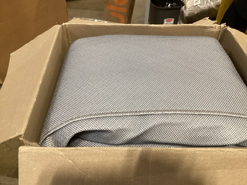 Condition photo showing As Is for genimo outdoor & indoor area rug 9'x12', waterproof, non-shedding, easy cleaning, boho mat for patio, living room, balcony, dining room, rv, deck, bedroom, camping, outside carpet,blue blue 9' x 12' (rectangular)