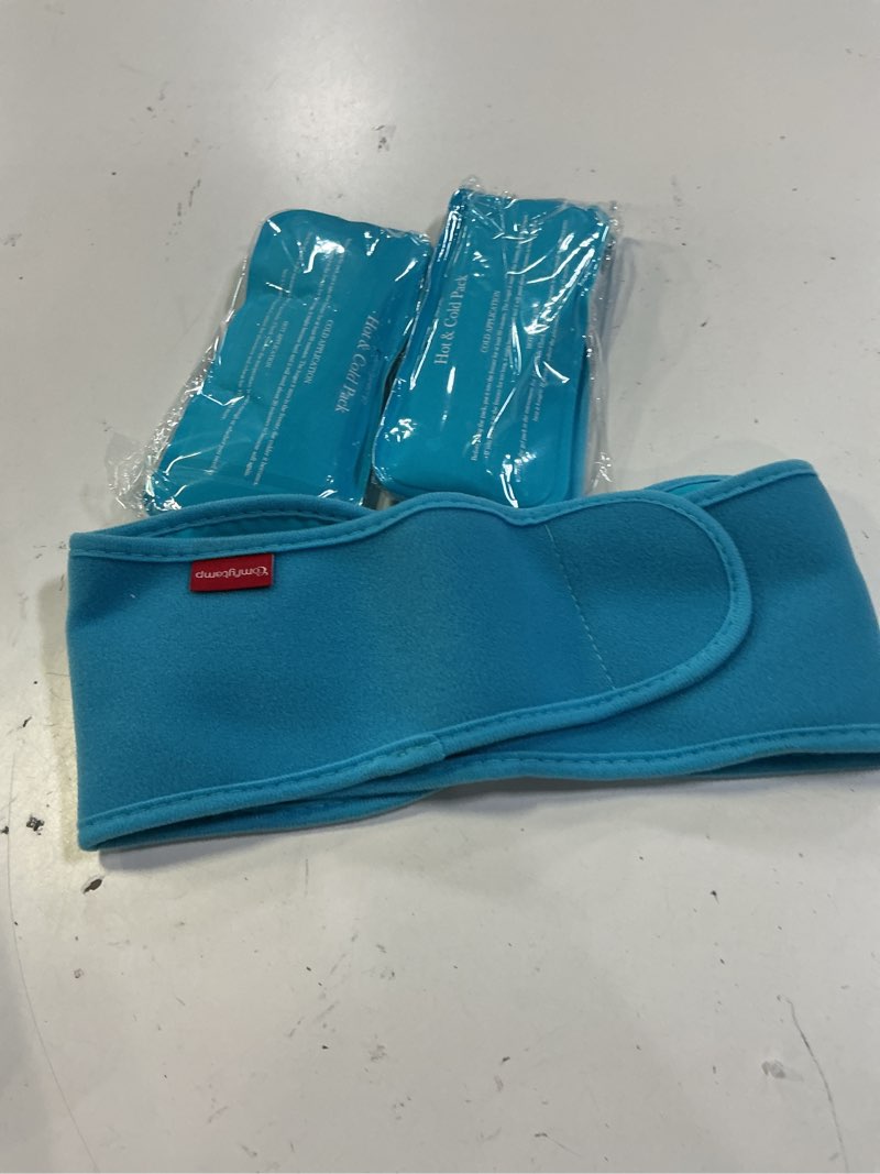 Condition photo showing Good Condition for comfytemp wisdom teeth ice pack head wrap, face ice pack for tmj relief, surgery recovery, 4 reusable hot & cold gel packs, pain relief for jaw, chin, facial, dental implants