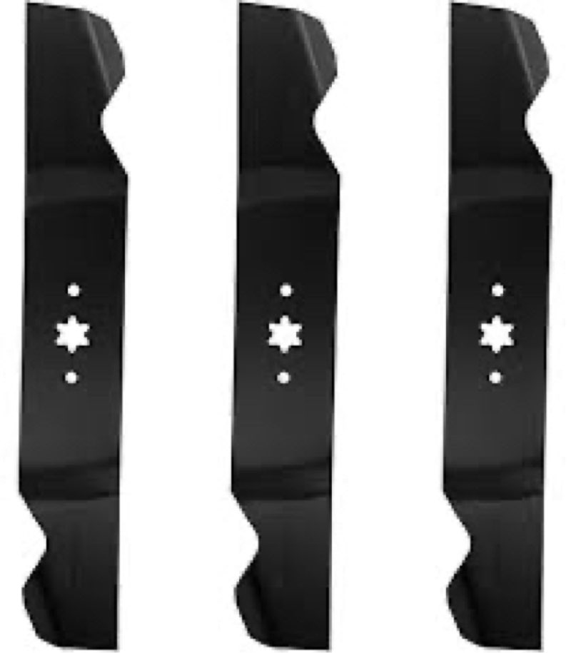 TENGMUJX 3 Pack Mower Mulching Blade Replaces OEM 942-0677 742-0677 942-0677 Toro 112-0931 Compatibl