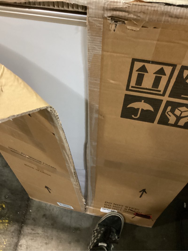 Condition photo showing Good Condition for AMUSIGHT Double-Sided Magnetic Whiteboard, 36" x 24" Dry Erase Board, Aluminum Frame White Board for Wall, Hanging Mounting White Board Dry Erase Marker Board with 4 Markers, 1 Pen Tray White 36'' x 24''