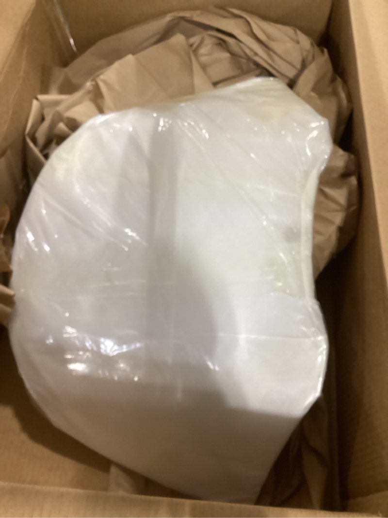 Bvomheez 13" Round Windshield Windscreen Wind Spliter, Clear Wind Shield for Harley Davidson Touring