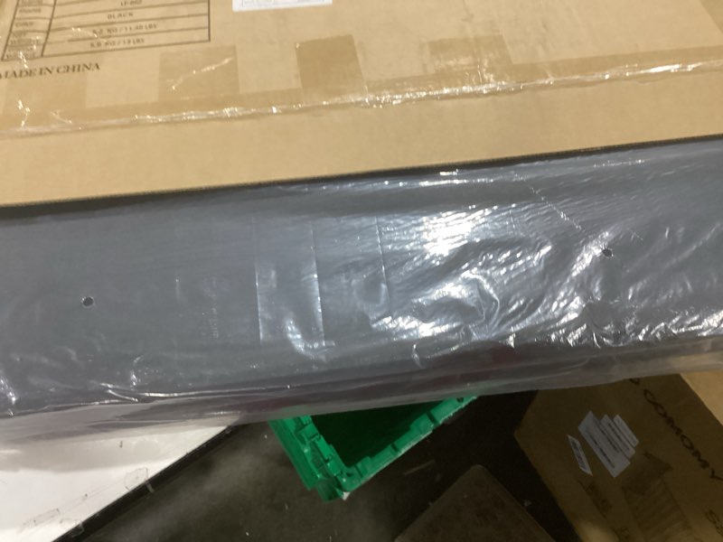 Condition photo showing Good Condition for 34" Square Folding Table for 4 Person, 330lbs Weight Capacity Foldable Table with HDPE Tabletop & Heavy-Duty Steel Legs, Large Portable Picnic Table for Indoor Outdoor Parties, Camping, Black