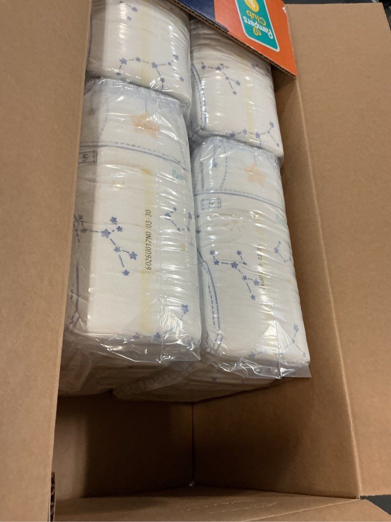 Condition photo showing New/Like New for pampers zzz overnight diapers, size 5 (27+ lbs), 88 count, nighttime protection disposable baby diaper, night time leak and skin protection size 5 88