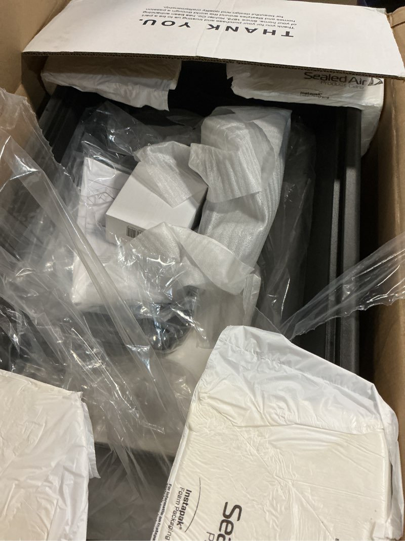 Condition photo showing As Is for kohler k-8206-cm1 cairn sink, 33 in, matte black matte black 33 in. single bowl(similar)