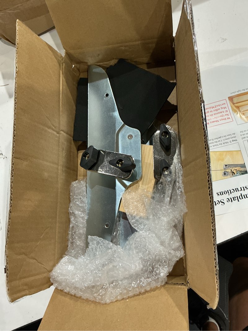 Condition photo showing As Is for shineus stair tread template set ?stair cutting tools, for lay out stair treads, risers, and shelving